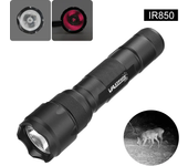 502B Infrared Flashlight IR 850nm/940nm Night Vision LED Tactical Flashlight IPX6 Waterproof Torch Use 18650 Hunting Lantern