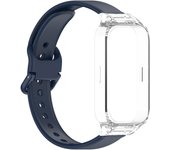 PC Case+Sport Silicone Strap 2 In1 For Xiaomi Mi Band 9 Active Smart Watch Accessories Screen Protector Shell And Bracelet Band