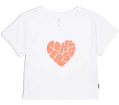 Camiseta para Mujer   Converse Colorful Blanco