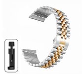 20mm 22mm Watch Band For Samsung Galaxy 3 2 Watch 4/5/6 Gear S2 S3 Stainless Steel Metal Watch Strap For Huawei Amazfit Garmin