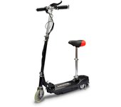 vidaXL Patinete eléctrico con asiento 120 W en color Rosa/Negro/Rojo y más