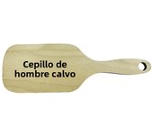 Bald Man Brush Funny Wooden Hairless Toothless Comb Buffer Bold Head Polish Shiner Hair Brush Novelty Fun Gift Adult Baldys