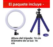 16/26/33cm LED Selfie Ring Light Photography Round Fill Lighting With Adjustable Tripod Phone Stand for Makeup Tiktok Video Live