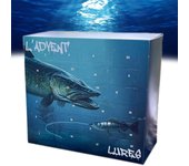 L'Advent'Lures 2024, Calendario de Adviento de Pesca 2024, Calendario de Adviento de Señuelos de Pesca, Señuelos de Pesca para Amantes de la Pesca Adultos Hombres Adolescentes Novio Hermano