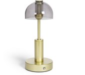 Ledkia Lámpara de Mesa LED Metal Portátil con Batería USB Recargable Luliu Ludza Dorado