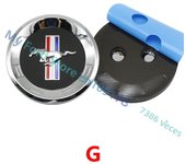 1PC 150mm car trunk emblem sticker high quality for Mustang 5.0 ROUSH SHELBY GT 500 Cobra LAGUNA SECA trunk personalized styling