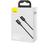 Cabo Baseus Catlys-A01 20 W 1 M USB Type C - Lightning Preto