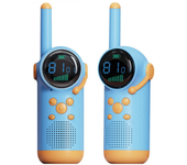 Walkie-talkie para niños (2 unidades), radio bidireccional de hasta 3 km de largo alcance, ideal para niños y niñas, ideal para acampar, hacer senderismo y jugar.