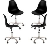 Pack 4 Sillas Dicron - Negro