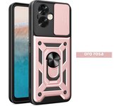 Shockproof Armor Magnetic Case for OPPO A98 A94 A93 A92 A79 A78 A77 A76 A74 A73 A72 A58 A57 A56 5G 4G Slide Camera Protect Cover