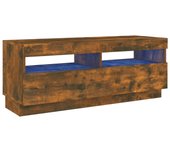 vidaXL Mueble de TV con luces LED 100x35x40 cm, Mueble de Salon, Mueble TV, Mueble TV salon, Mesa de TV, Mueble tele