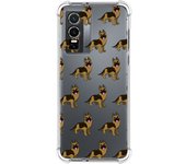 Funda Silicona Antigolpes para Vivo Y76 5G diseño Perros 09 Dibujos