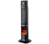 FABRILAMP Termoventilador Vertical Cerámico Melodía Negro 2000W Oscilante
