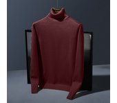 Men's Turtleneck Long Sleeve Turtle Neck Shirts Lightweight Thermal Pullover Sweater Solid Color Sweater Men Winter Warm Coats