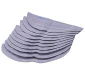 Almohadillas de Paño para Mopa Xiaomi Roborock S7 T7S T7 Plus 10 Pcs Repuesto de Limpiador de Piso Microfibra Suave Hecho en China