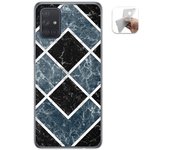 Tumundosmartphone Funda Gel Tpu para Samsung Galaxy A71 diseño Mármol 06 Dibujos
