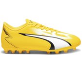 Bota Puma Ultra Play MG JR Amarillo/Blanco