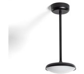 Ledkia Lámpara de Techo Exterior LED 12W Aluminio Mixi Negro