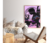 Singer Young Miko Self-adhesive Art Poster HD Quality Wall Art Retro Posters for Home Home Decor