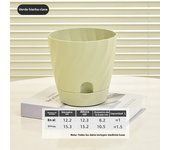 Plastic Flower Pots for Balcony, Simple and Breathable, High-end Planting, Home