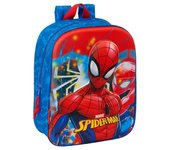 SAFTA  MOCHILA GUARDERIA 3D SPIDERMAN 27X22CM MOCHILAS 3D 10x22x27 Cms.
