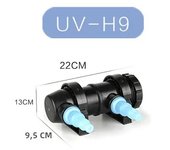 JEBO 36W UV Sterilizer Lamp Light Ultraviolet Filter Clarifier Water Cleaner For Coral Koi Fish Pond, Aquarium UV Lamp