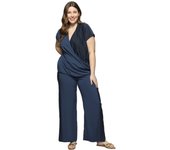 Fiorella Rubino - Blusa Cruzada de Viscosa ECOVERO™