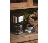 Adler AD4407 Cafetera Eléctrica Automática 6 Tazas Negro / Inox