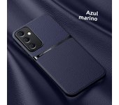 Leather for Magsafe Magnetic Car Holder Phone Case for Samsung Galaxy A25 A34 A35 A52 A53 A54 A55 M34 5G Shockproof Lens Protect