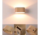 Apliques de Pared Interior de Aluminio con Iluminación Arriba y Abajo"BAYONA"-Casquillo G9 (Bombilla no incluida)