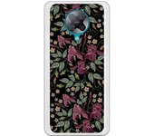 Funda compatible con Pocophone F2 - tatoo flores efecto bordado