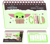 The Kids With Me - O Mandaloriano A5 agenda semanal com espiral 21 x 13 cm