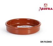 Azofra - Cazuela de Barro 16cm - Hecha a Mano y Duradera - Tradicional y Versátil para Cocina Casera
