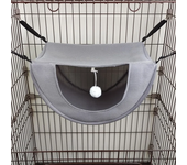 Cat Hammock Pet Cage Hanging Bed Breathable Mesh Cozy Kitten Hamster Sleeping House For Small Animal Guinea Pig Machine Washable