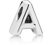 Charm Pandora Letra A 797455 Plata de Primera Ley