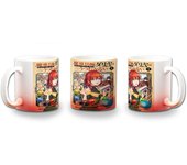 MERCHANDMANIA TAZA DEGRADADO COLOR Madougushi Dahliya Dahlia in Bloom magia color mug