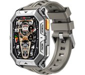Reloj inteligente con Bluetooth, llamadas, asistente de voz, barómetro, podómetro y brújula para deportes al aire libre.