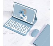 Round Cap Keyboard and Case for iPad 10 2022 10.9 Air 5 Air 4 10.2 Cover Pro 11 Pro 10.5 Air 3 Air 2 Wireless Keyboard Case