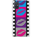 Funda compatible con Samsung Galaxy A71 - Besos Rodaje
