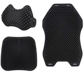 3-piece set of car cushions, car pillows, silicone car cushions, pressure reducing and comfortable neck protection headrests