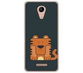 Tumundosmartphone Funda Gel Tpu para Wiko Tommy2 Diseño Tigre Dibujos