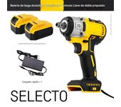 Llave de Impacto Inalámbrica Profesional - 500Nm de Torque, Batería Li-Ion1500AH - Ideal para Talleres Mecánicos y Reparación de Coches