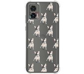 Funda Silicona Antigolpes para Motorola Edge 30 Neo 5G diseño Perros 12 Dibujos