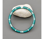 38mm*31.5mm Flat Resin Aluminium Watch Bezel Insert Fits SKX007 SKX009 SRPD Watch Case NH36 NH35 Movement Men Watch Parts