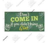 Putuo Decor-Gin Signs Wooden Wall Plaque, Wood Plaque for Door Hanging, Home Decor, Bar, Pub, Wall Decoration