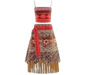 Princesa Moana Cosplay para Niñas Halloween disfraces Carnaval Partido traje