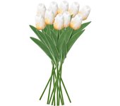 10Pcs Artificial Flowers Tulip Bouquet Spring artificial tulips Fake Flowers Home Wedding Decoration Bouquet Mother's Day Gifts
