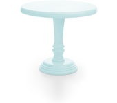 Glotomania Soporte para Tarta Candy Redondo Azul 25 Cm - Utensilios de Repostería