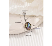 14G Stainless Steel Navel Belly Button Rings Women Fashion Rhomboid Shell Paper Belly Button Ring Body Piercing Jewelry