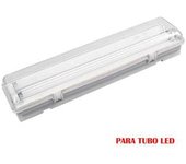EDM Pantalla Estanca LED 155 cm Policarbonato 2x22W IP65 - 31128 Pantalla estanca led Iluminación Interior Regletas Luz